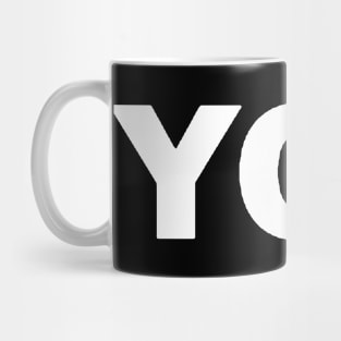 YOU TYPOGRAPHY WORD TEXT Mug